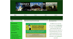Desktop Screenshot of honeybrookborough.net