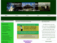 Tablet Screenshot of honeybrookborough.net